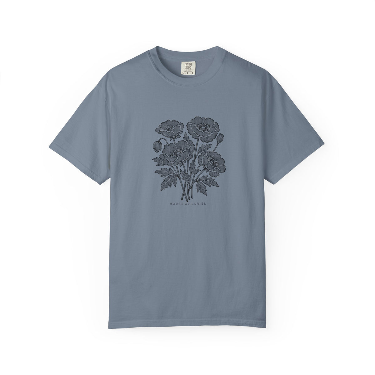 T-Shirt Floral Poppy Bouquet T-Shirt Floral Poppy Bouquet T-Shirt