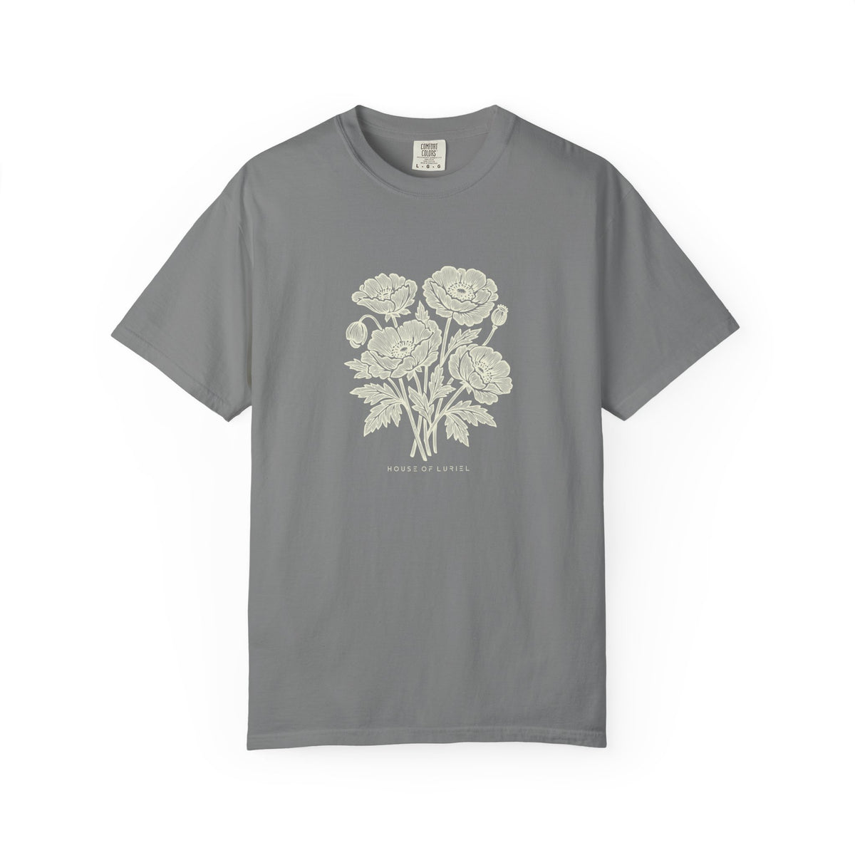 T-Shirt Floral Poppy Bouquet T-Shirt Floral Poppy Bouquet T-Shirt