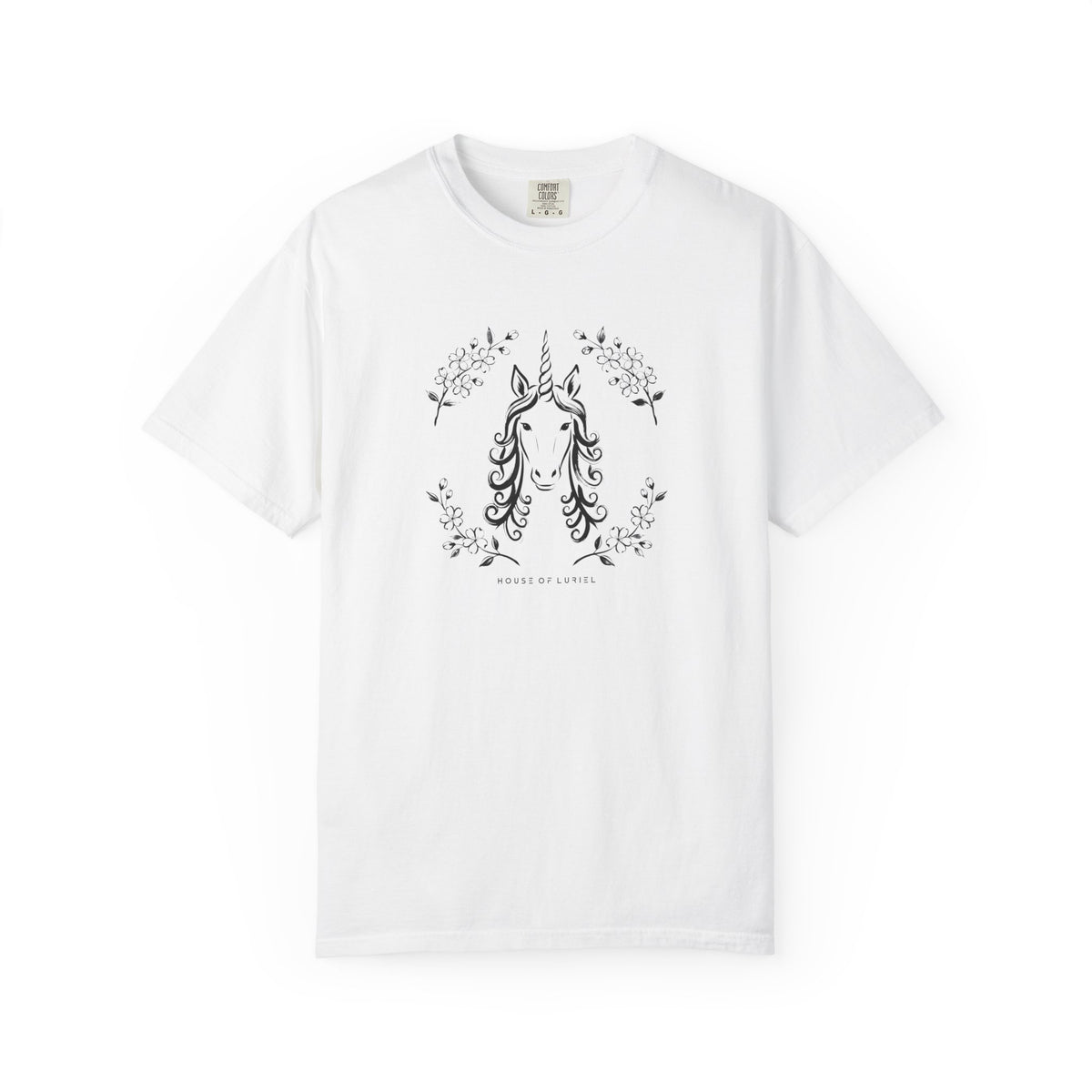 T-Shirt Floral Unicorn T-Shirt Floral Unicorn T-Shirt