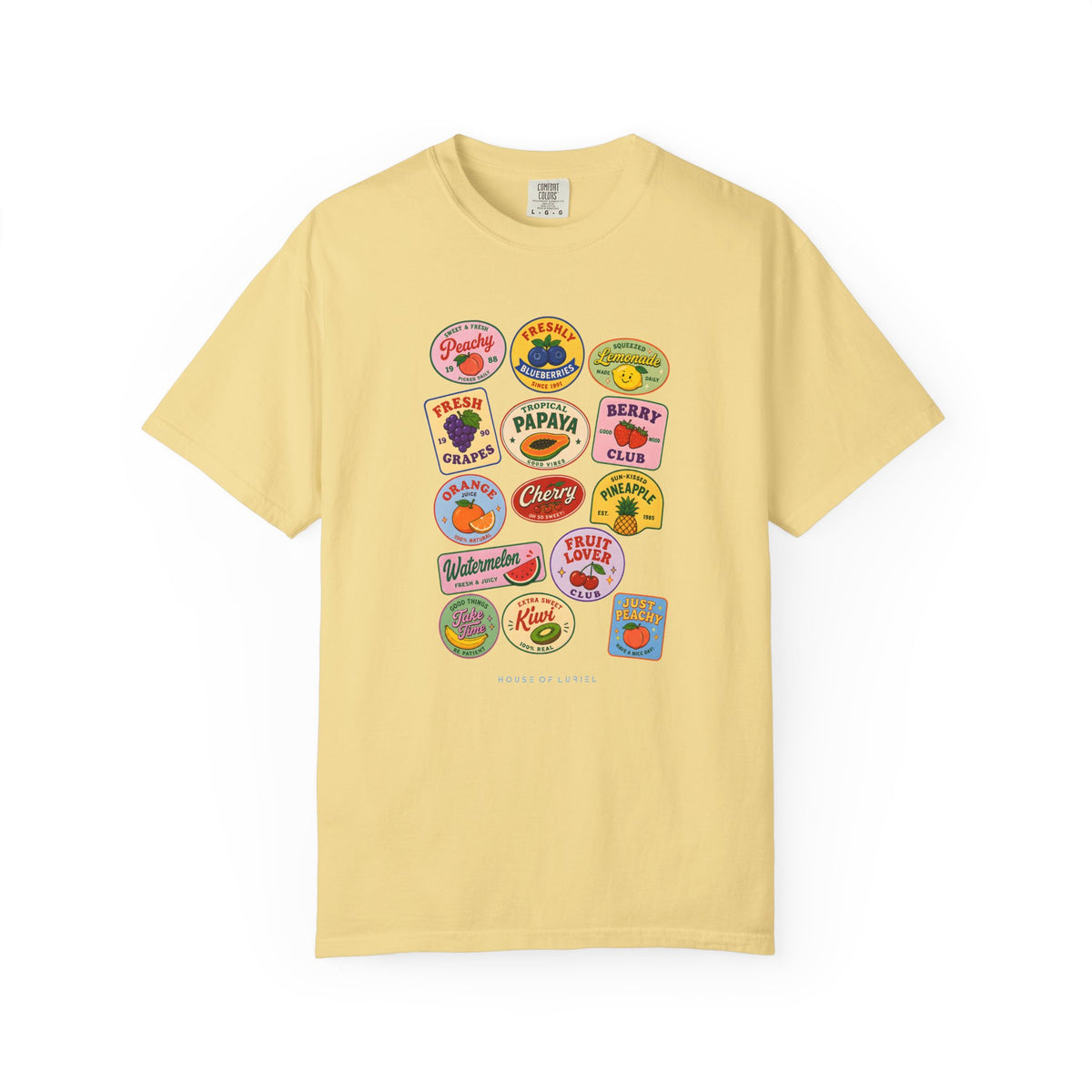 T-Shirt Fruit Labels T-Shirt Fruit Labels T-Shirt