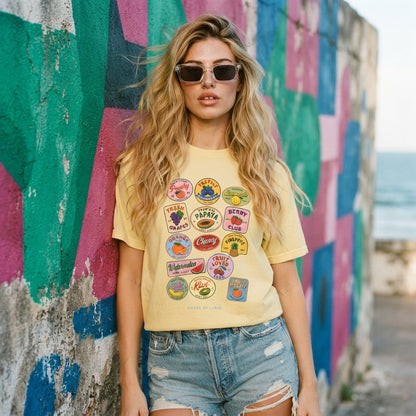 T-Shirt Fruit Labels T-Shirt Fruit Labels T-Shirt