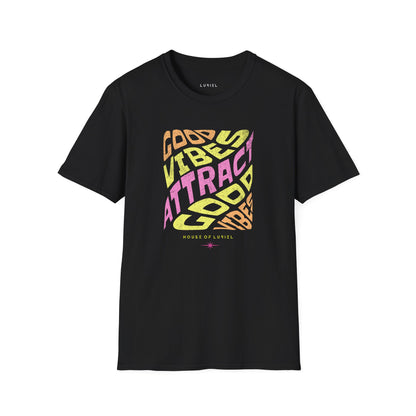 T-Shirt Good Vibes Attract Good Vibes T-Shirt Good Vibes Attract Good Vibes T-Shirt