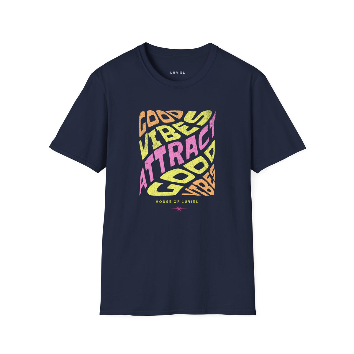 T-Shirt Good Vibes Attract Good Vibes T-Shirt Good Vibes Attract Good Vibes T-Shirt