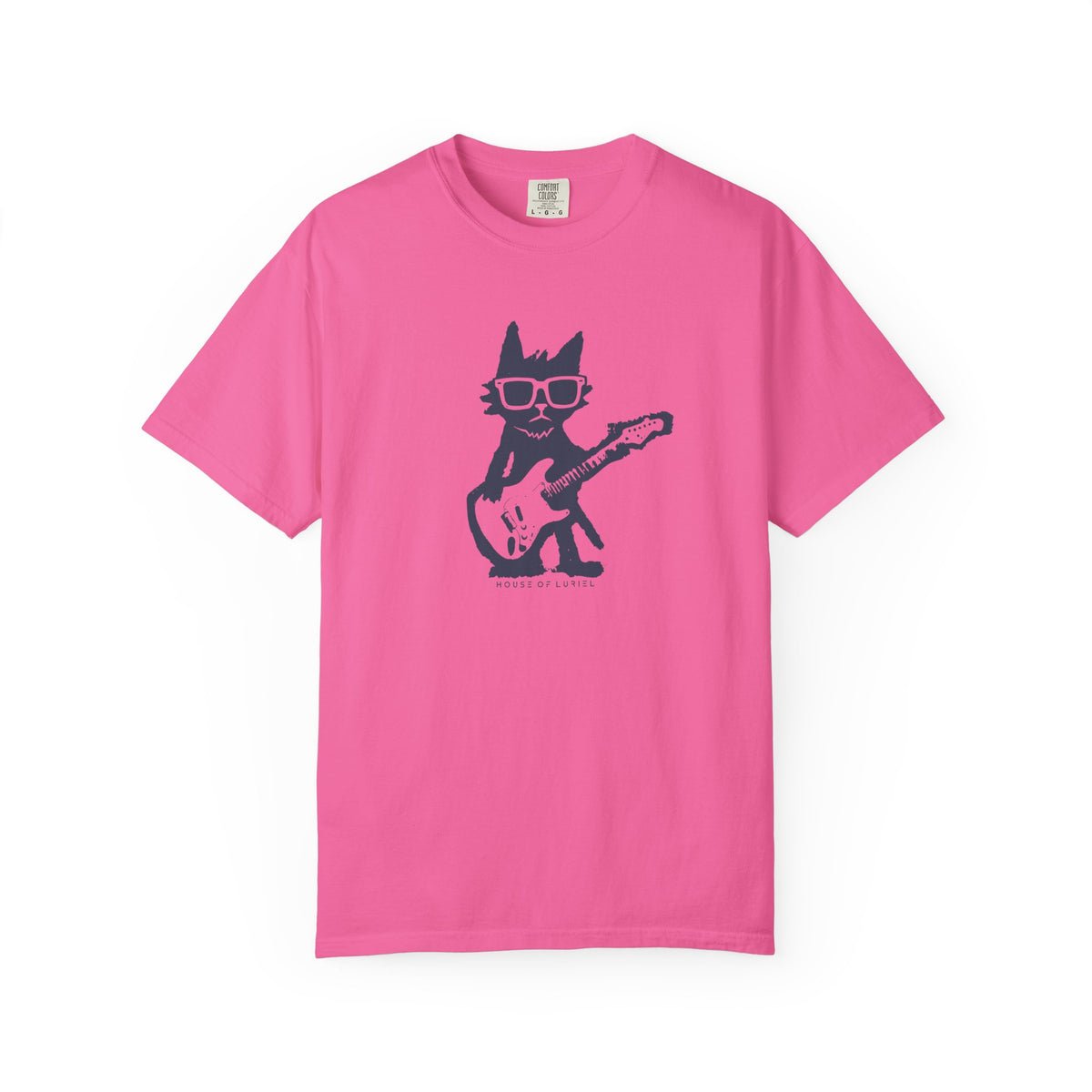 T-Shirt Guitar Cat Graphic T-Shirt Guitar Cat Graphic T-Shirt