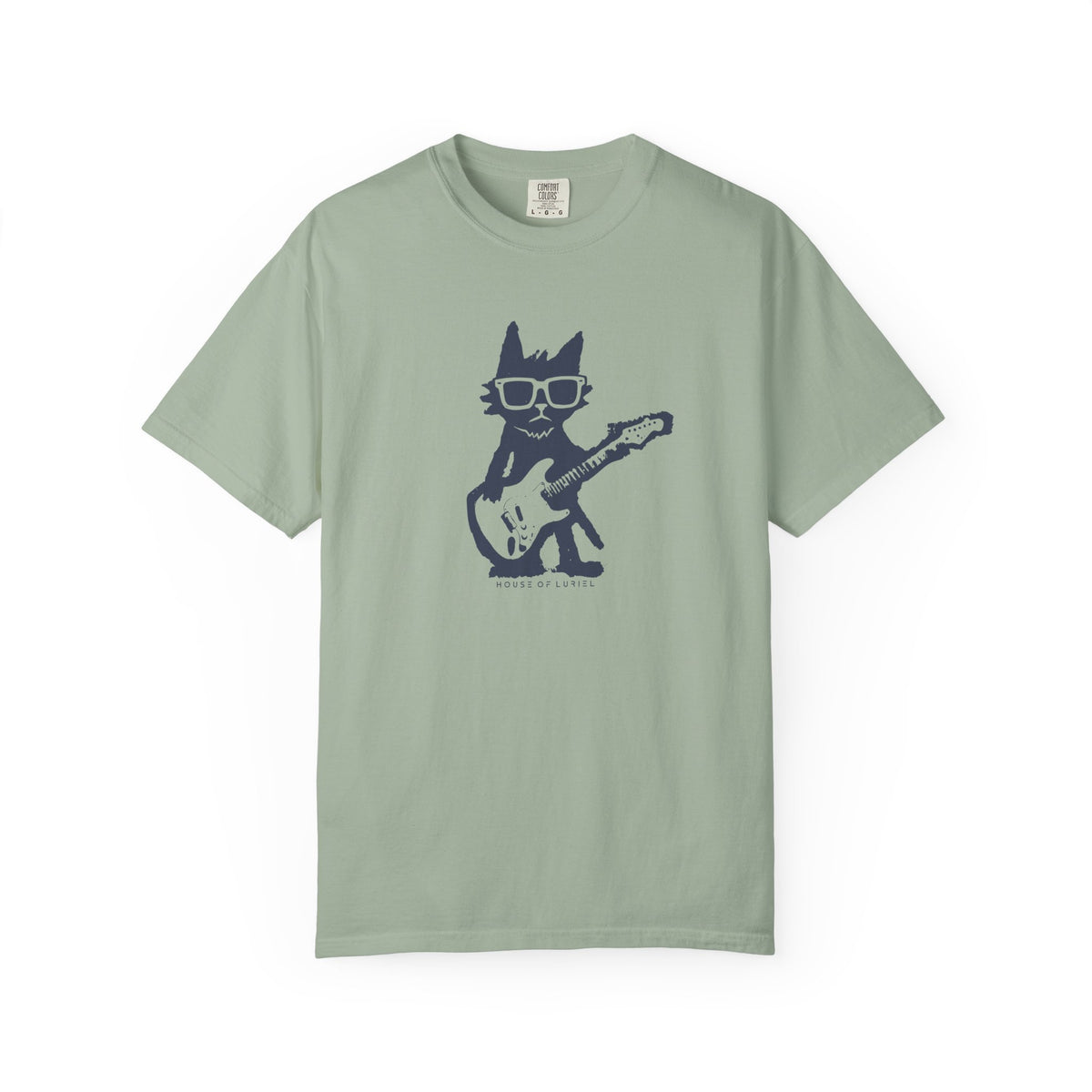 T-Shirt Guitar Cat Graphic T-Shirt Guitar Cat Graphic T-Shirt