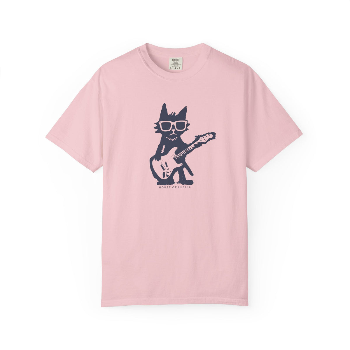 T-Shirt Guitar Cat Graphic T-Shirt Guitar Cat Graphic T-Shirt