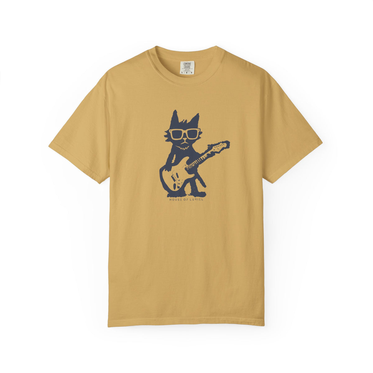T-Shirt Guitar Cat Graphic T-Shirt Guitar Cat Graphic T-Shirt