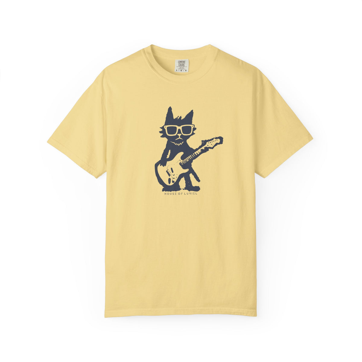 T-Shirt Guitar Cat Graphic T-Shirt Guitar Cat Graphic T-Shirt