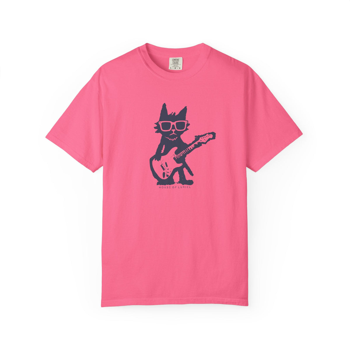 T-Shirt Guitar Cat Graphic T-Shirt Guitar Cat Graphic T-Shirt