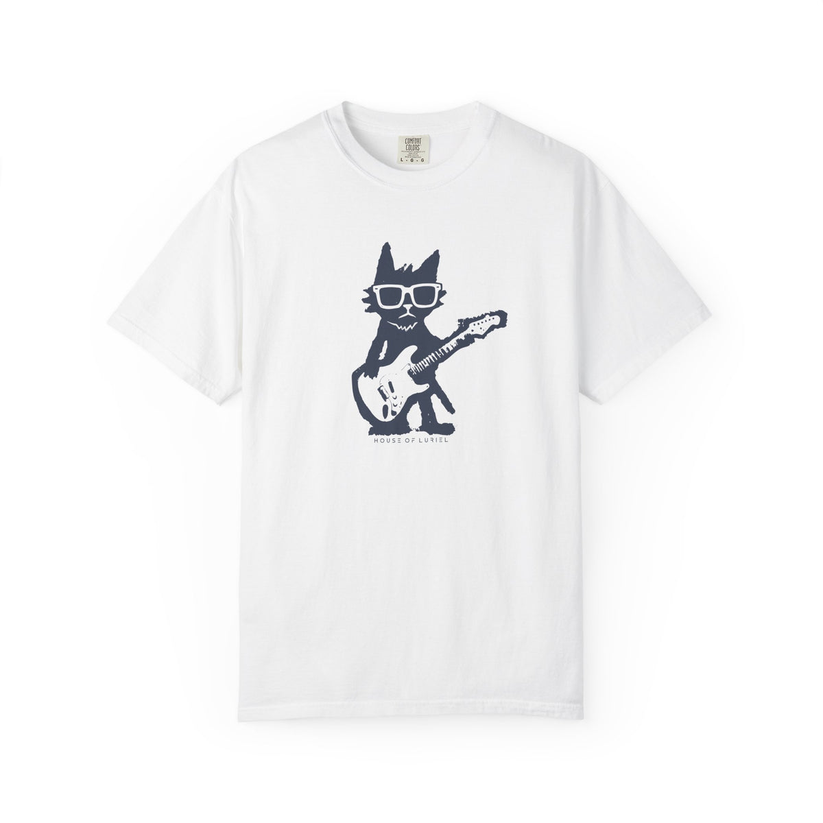 T-Shirt Guitar Cat Graphic T-Shirt Guitar Cat Graphic T-Shirt
