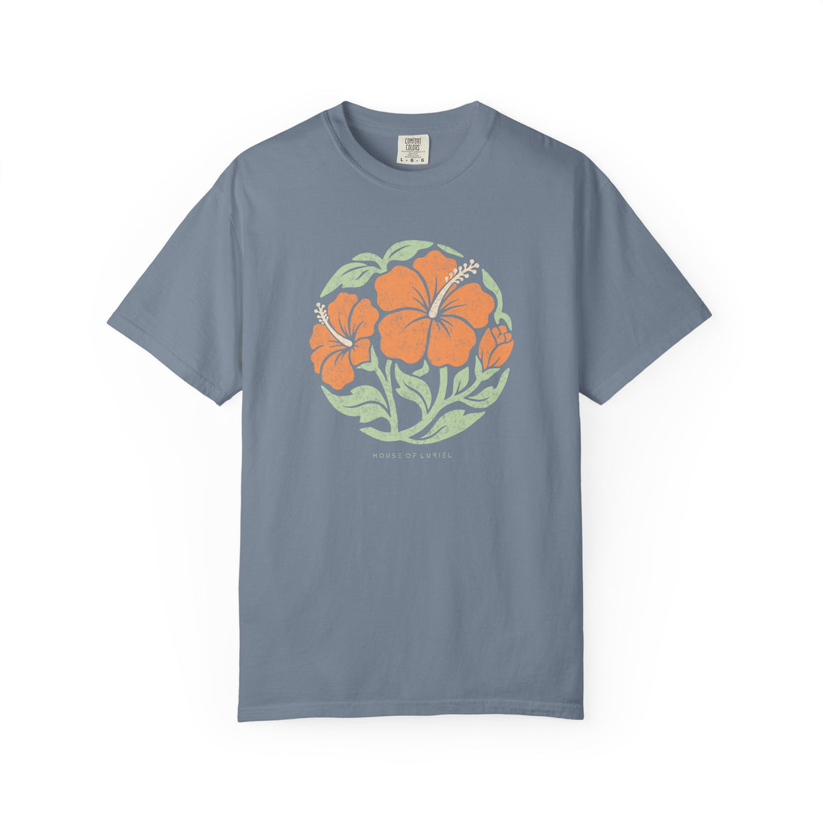 T-Shirt Hibiscus Circle Floral T-Shirt Hibiscus Circle Floral T-Shirt
