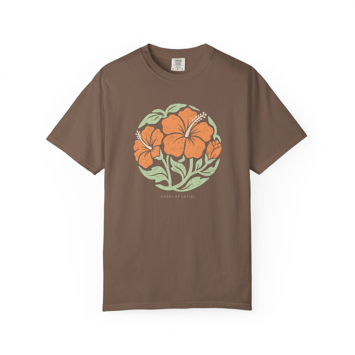 T-Shirt Hibiscus Circle Floral T-Shirt Hibiscus Circle Floral T-Shirt