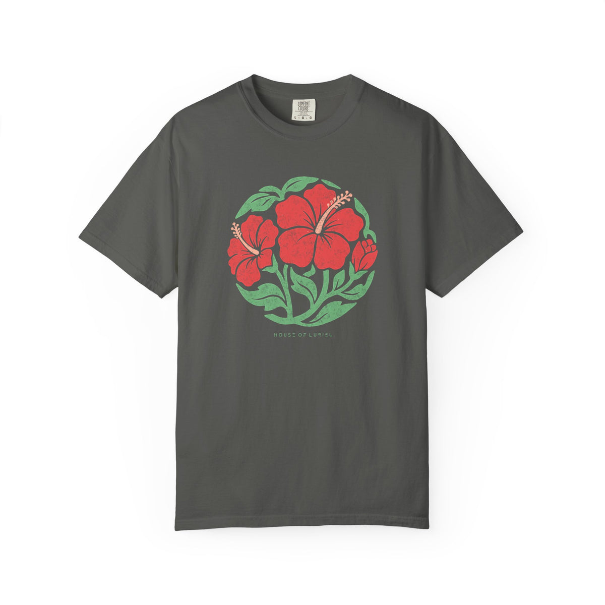 T-Shirt Hibiscus Circle Floral T-Shirt Hibiscus Circle Floral T-Shirt