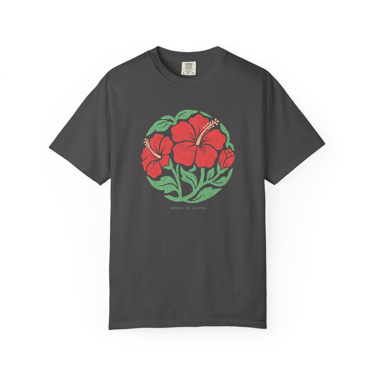 T-Shirt Hibiscus Circle Floral T-Shirt Hibiscus Circle Floral T-Shirt