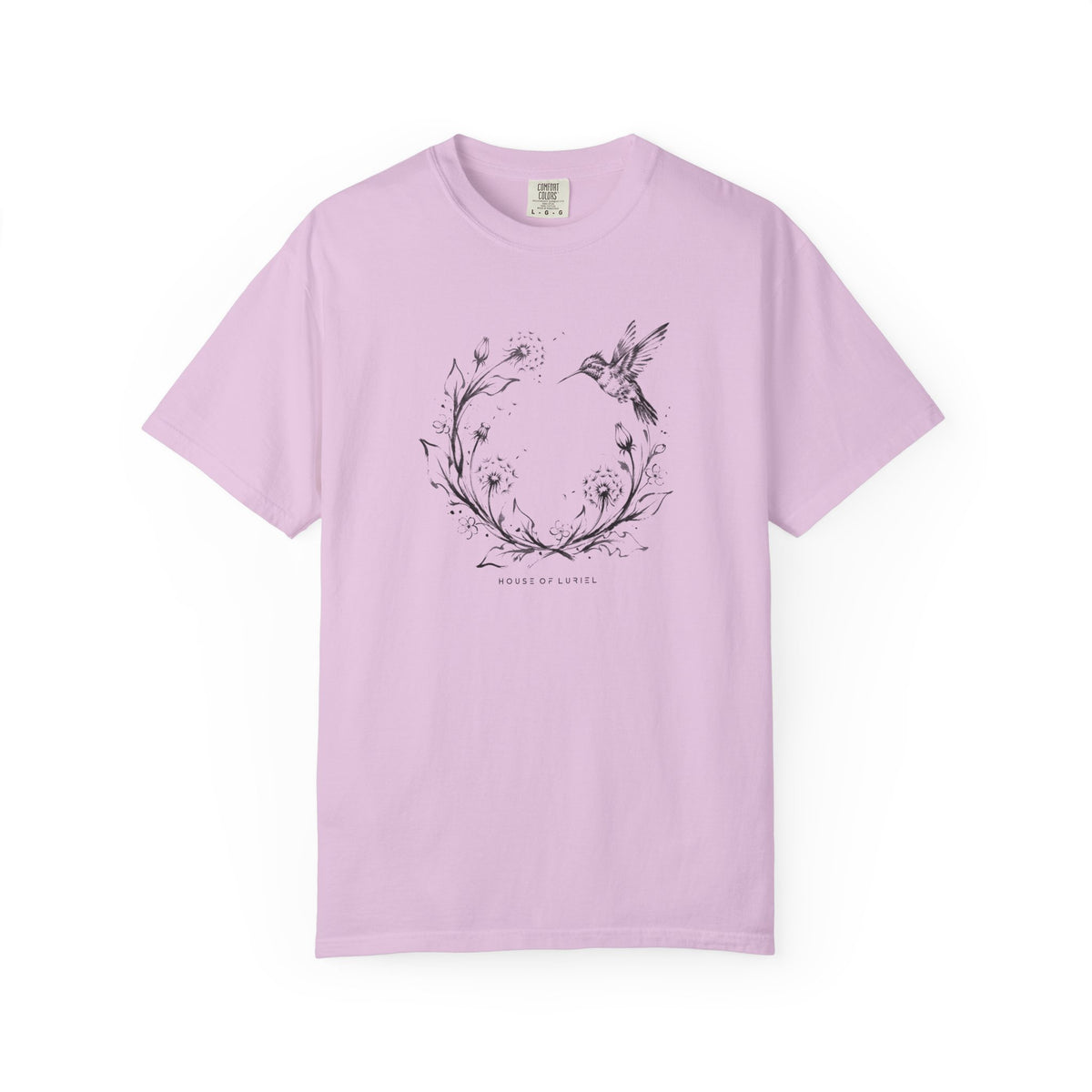 T-Shirt Hummingbird Floral Wreath T-Shirt Hummingbird Floral Wreath T-Shirt