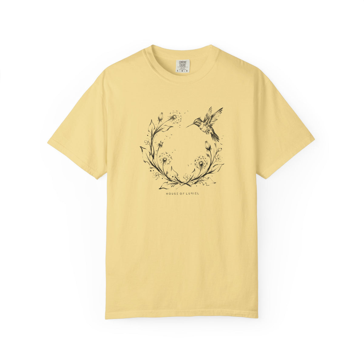 T-Shirt Hummingbird Floral Wreath T-Shirt Hummingbird Floral Wreath T-Shirt