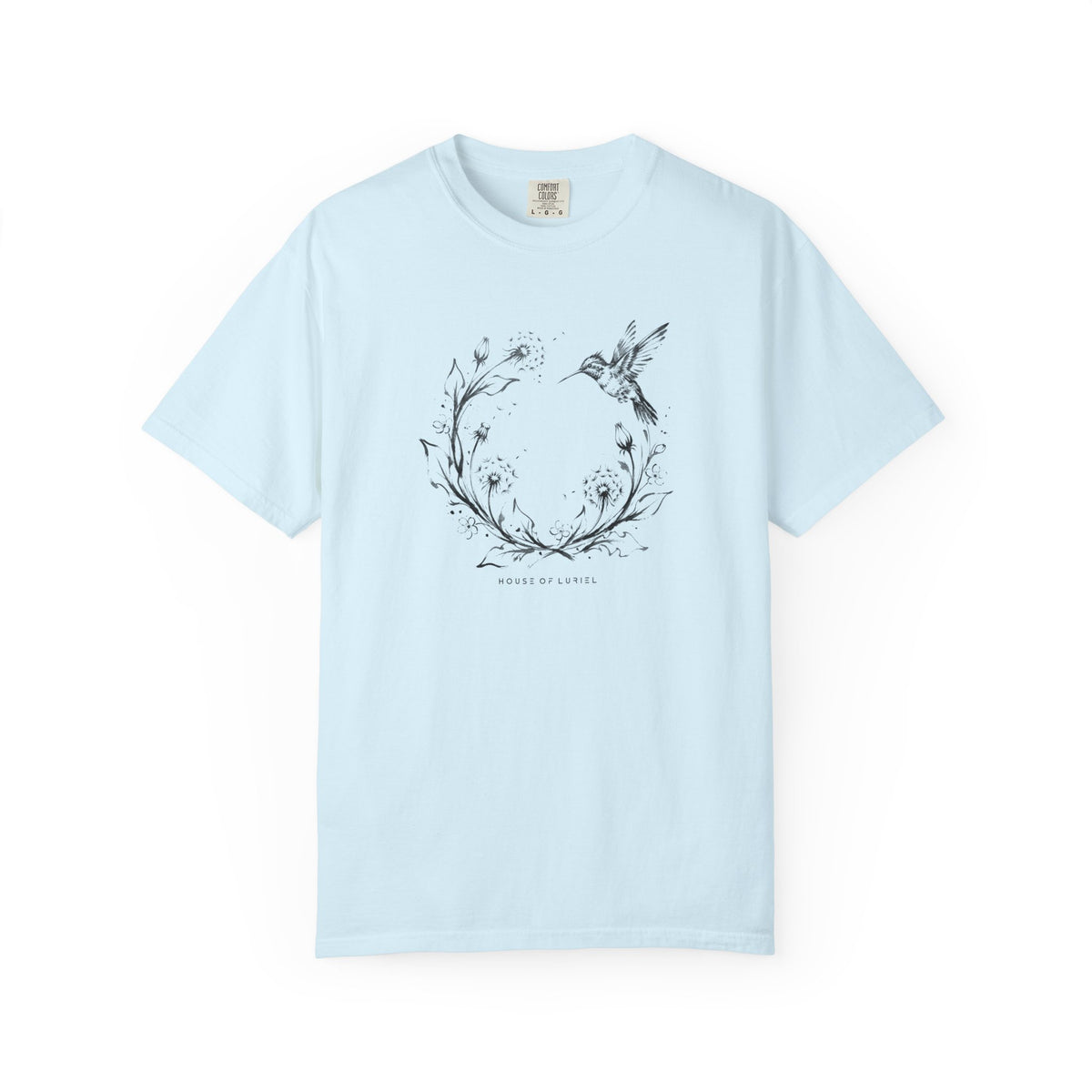 T-Shirt Hummingbird Floral Wreath T-Shirt Hummingbird Floral Wreath T-Shirt