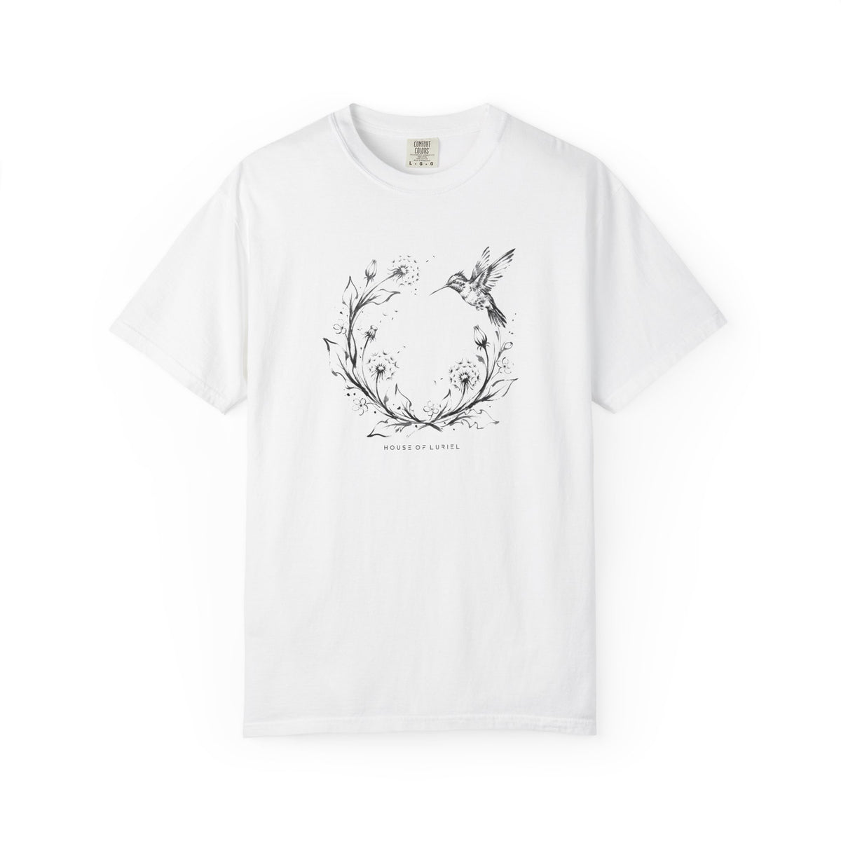 T-Shirt Hummingbird Floral Wreath T-Shirt Hummingbird Floral Wreath T-Shirt