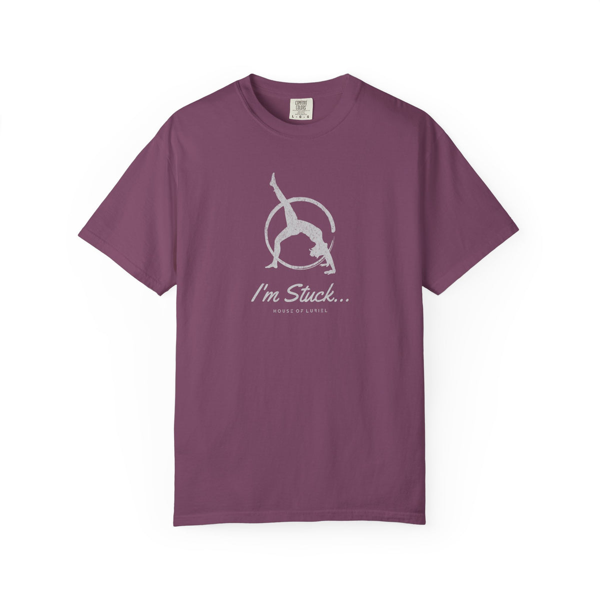 T-Shirt I'm Stuck Yoga T-Shirt I'm Stuck Yoga T-Shirt