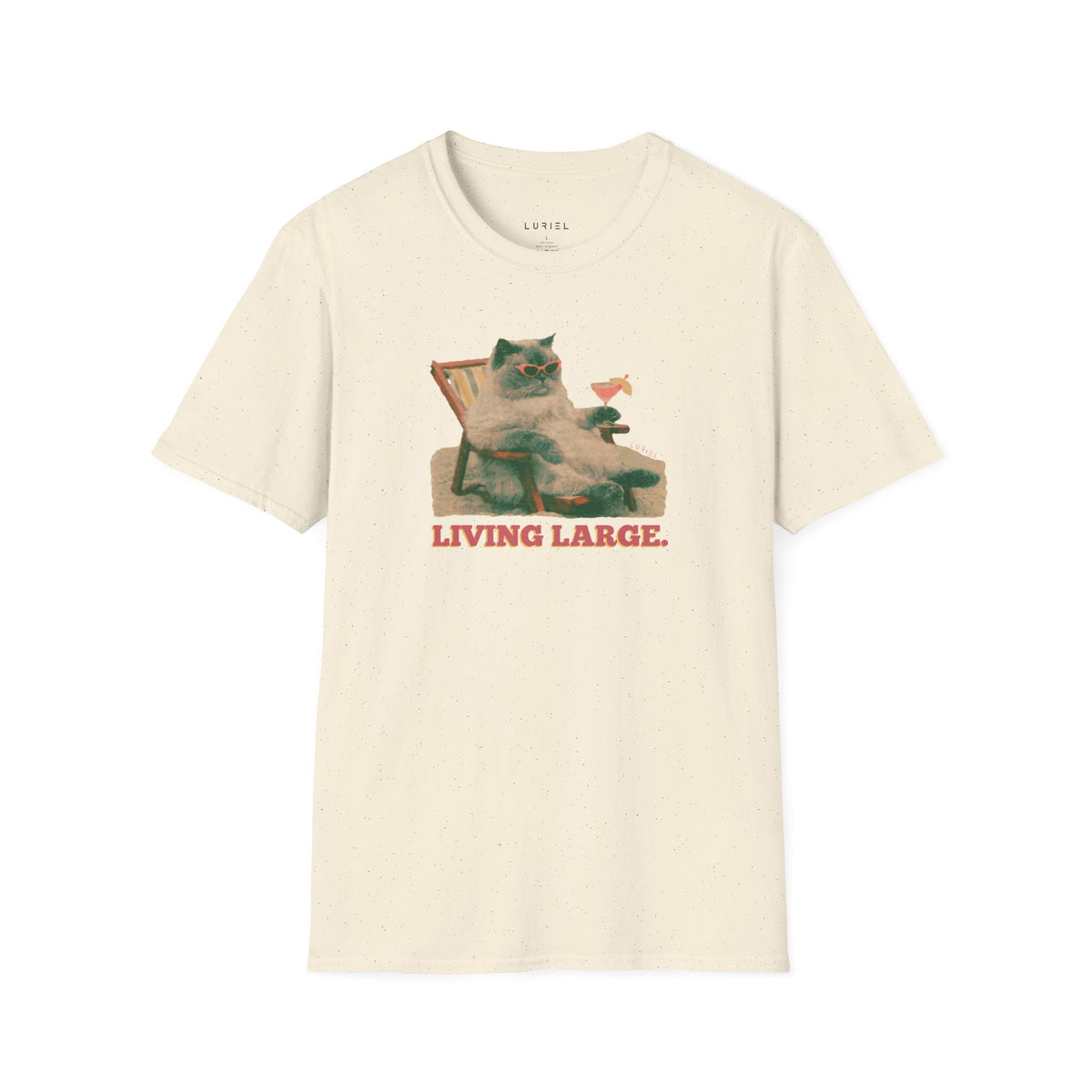 T-Shirt Living Large Cat T-Shirt Living Large Cat T-Shirt