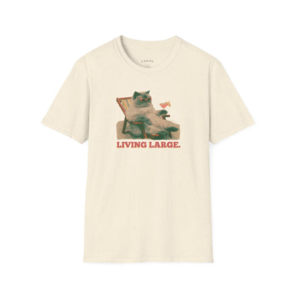 T-Shirt Living Large Cat T-Shirt Living Large Cat T-Shirt