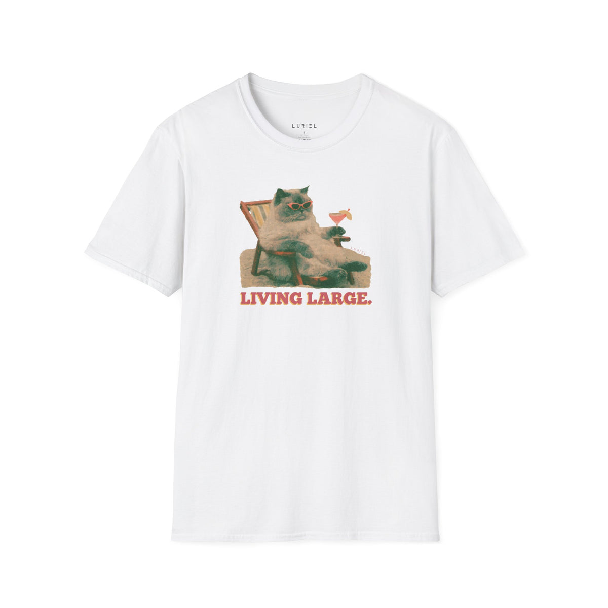 T-Shirt Living Large Cat T-Shirt Living Large Cat T-Shirt
