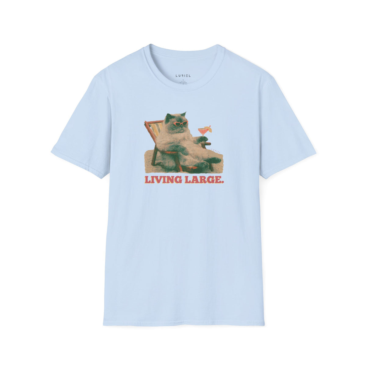 T-Shirt Living Large Cat T-Shirt Living Large Cat T-Shirt