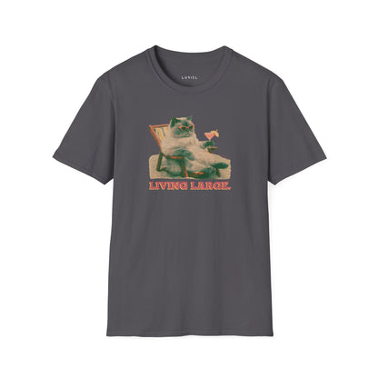 T-Shirt Living Large Cat T-Shirt Living Large Cat T-Shirt