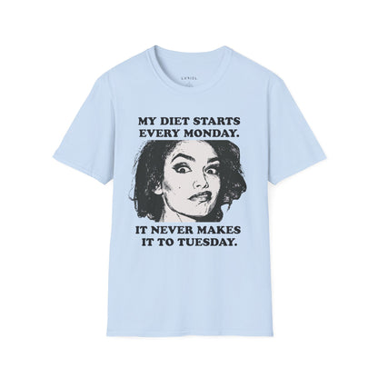 T-Shirt Monday Diet T-Shirt Monday Diet T-Shirt
