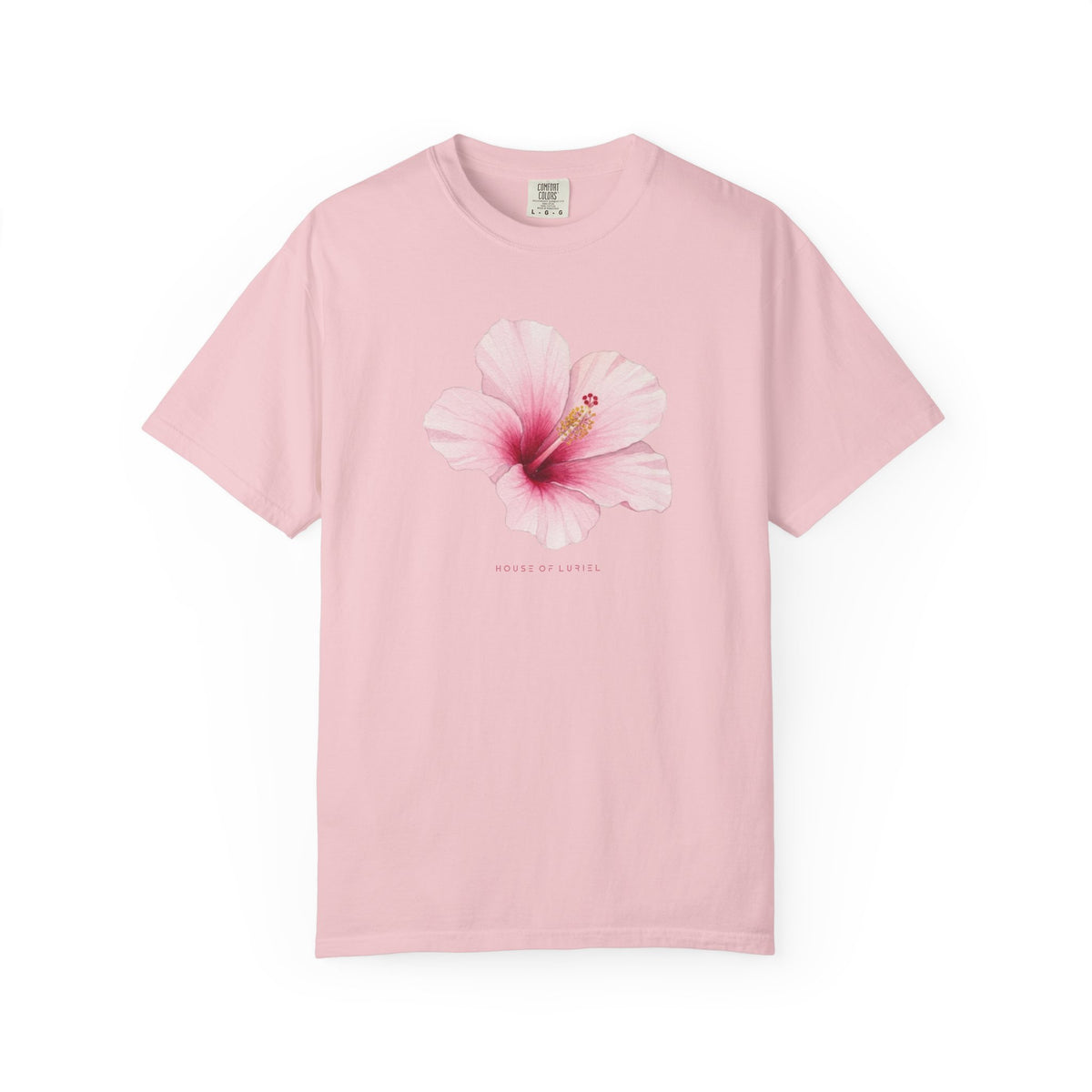 T-Shirt Pink Hibiscus Floral T-Shirt Pink Hibiscus Floral T-Shirt