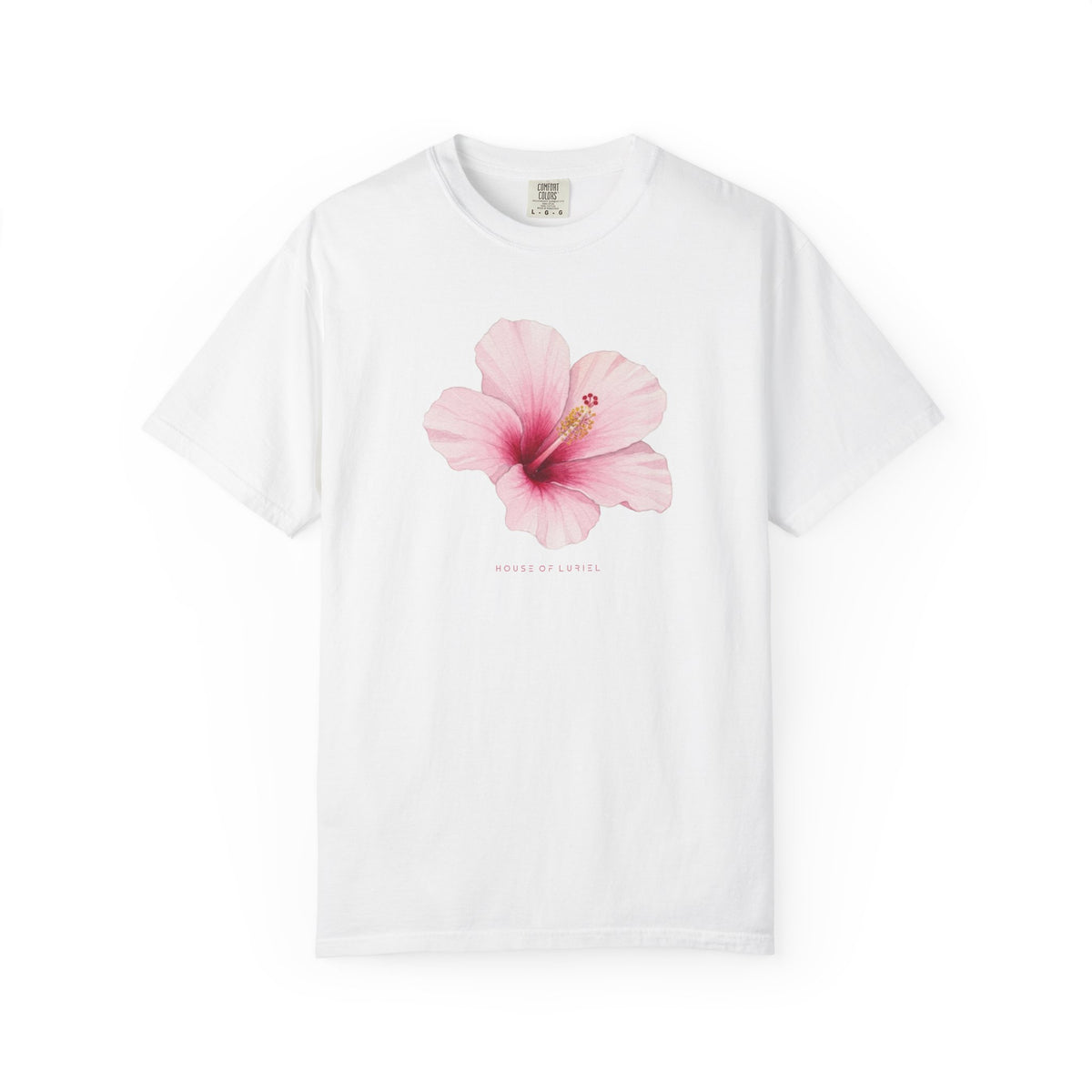 T-Shirt Pink Hibiscus Floral T-Shirt Pink Hibiscus Floral T-Shirt