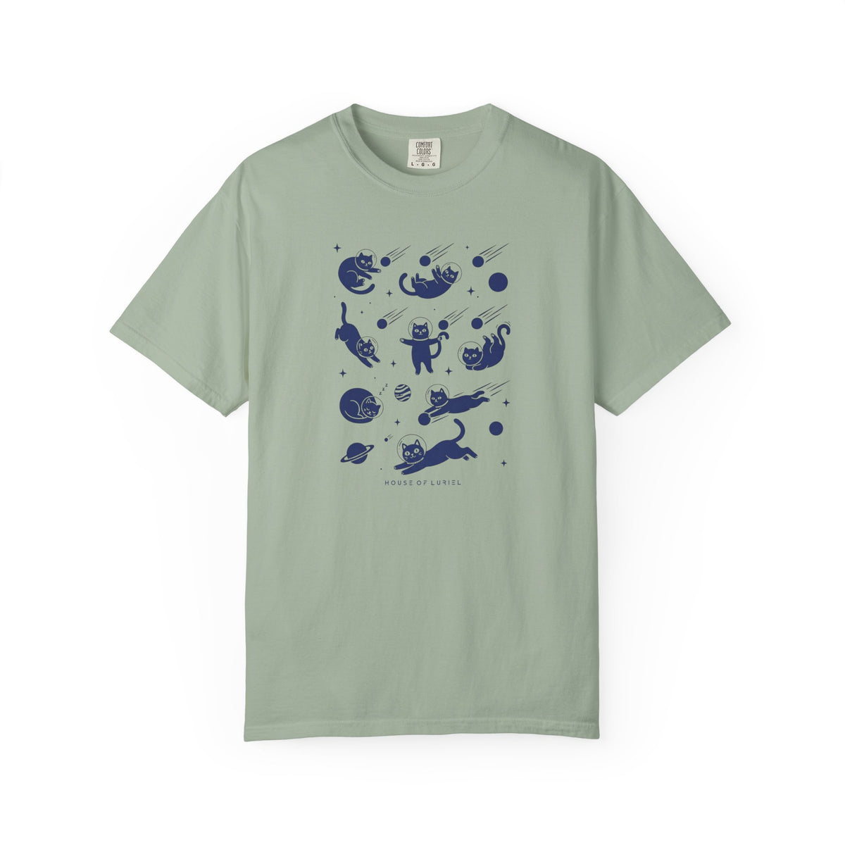 T-Shirt Space Cats Graphic T-Shirt Space Cats Graphic T-Shirt