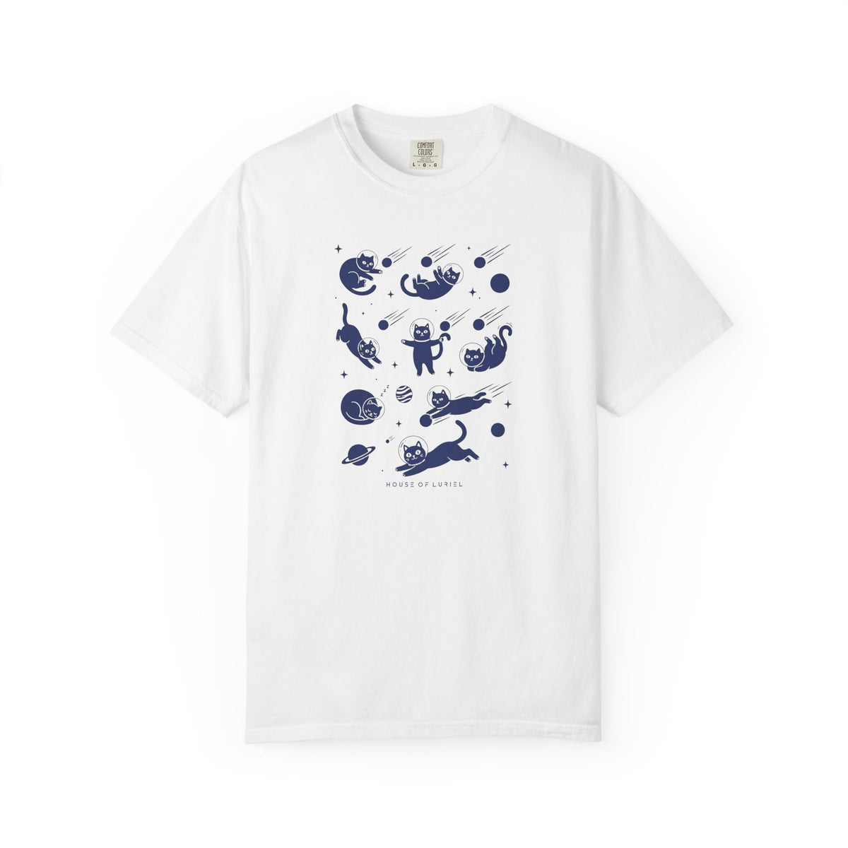 T-Shirt Space Cats Graphic T-Shirt Space Cats Graphic T-Shirt