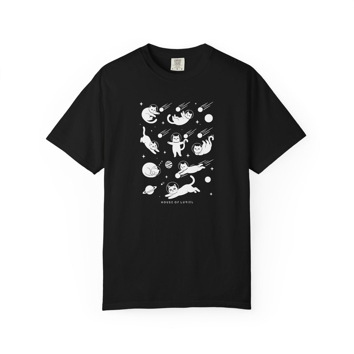 T-Shirt Space Cats Graphic T-Shirt Space Cats Graphic T-Shirt