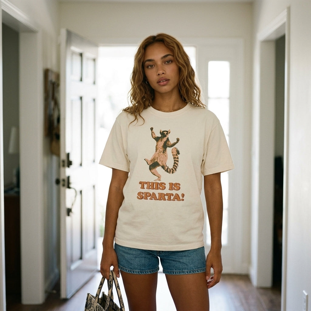 T-Shirt Spartan Raccoon T-Shirt Spartan Raccoon T-Shirt