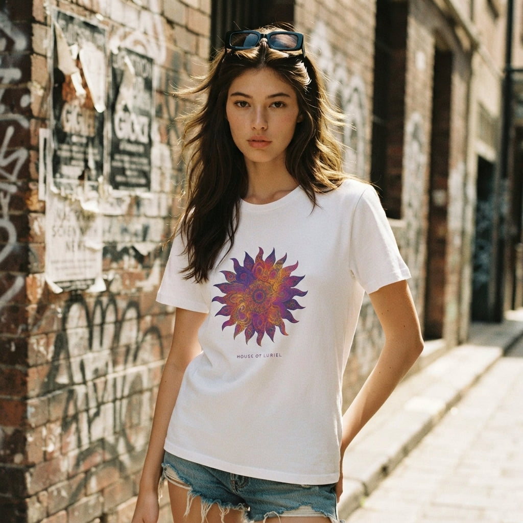 T-Shirt Sun Mandala T-Shirt Sun Mandala T-Shirt