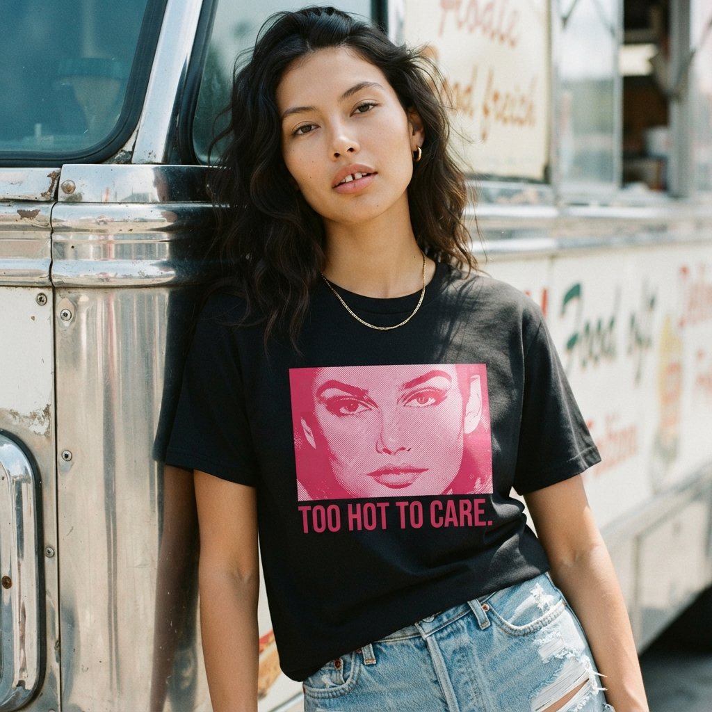 T-Shirt Too Hot To Care T-Shirt Too Hot To Care T-Shirt