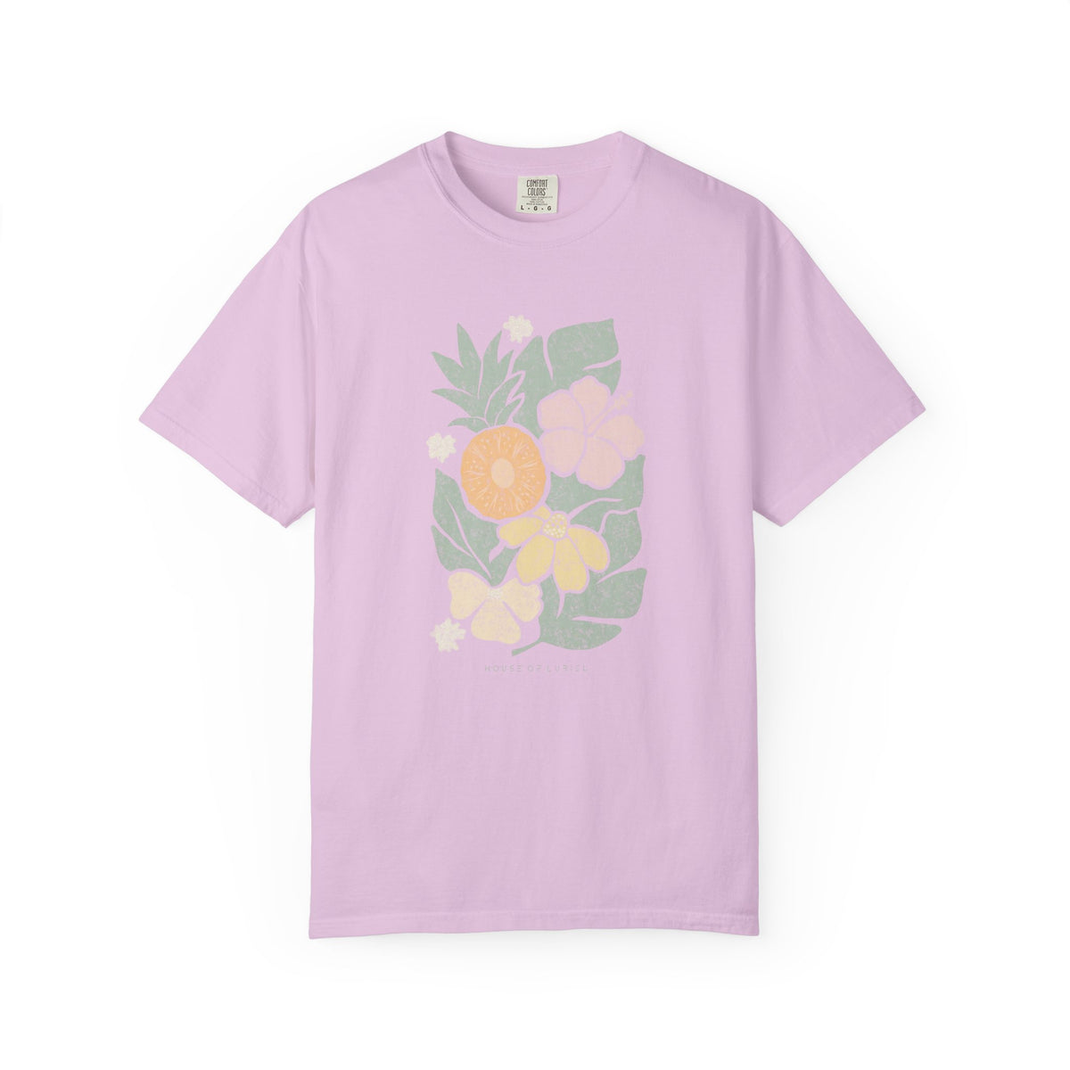 T-Shirt Tropical Floral and Fruits T-Shirt Tropical Floral and Fruits T-Shirt