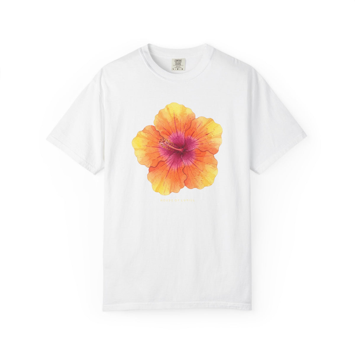 T-Shirt Vibrant Watercolor Hibiscus T-Shirt Vibrant Watercolor Hibiscus T-Shirt