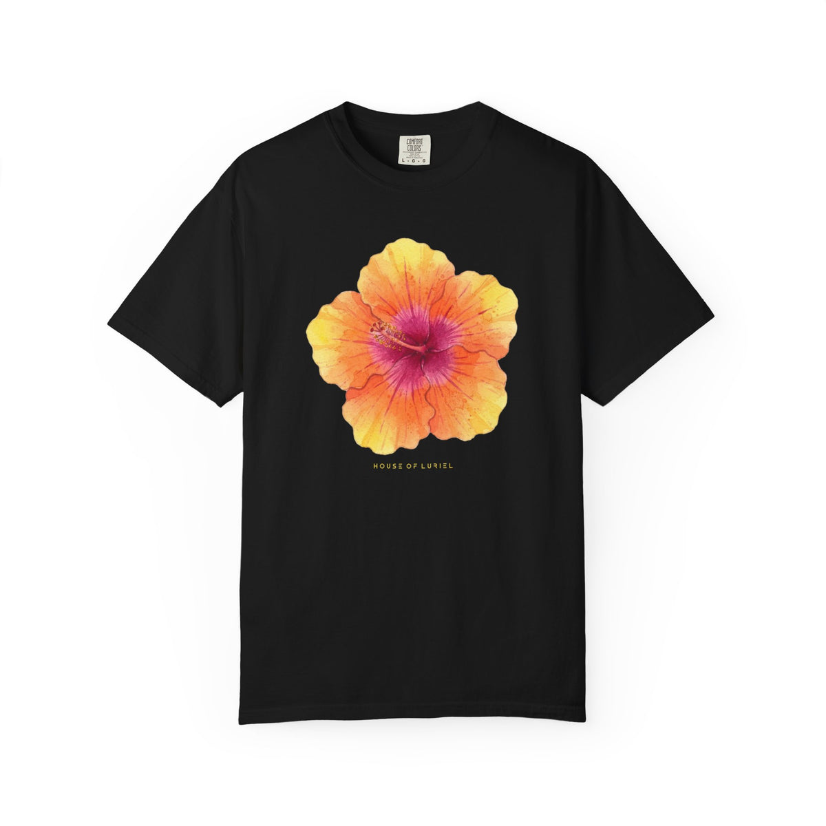 T-Shirt Vibrant Watercolor Hibiscus T-Shirt Vibrant Watercolor Hibiscus T-Shirt
