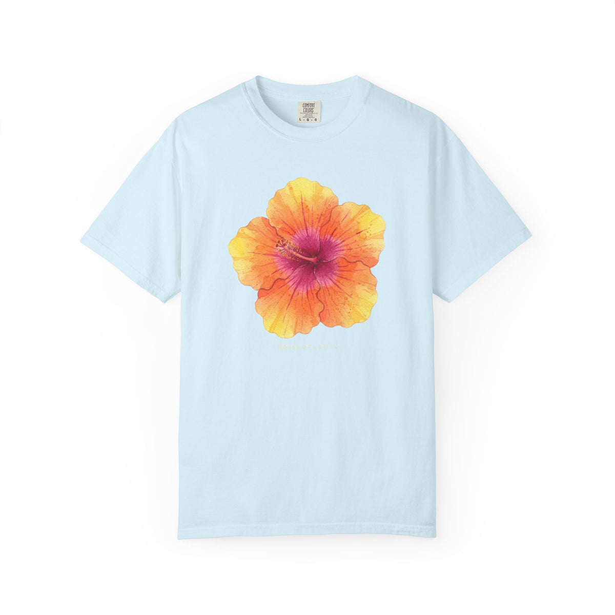 T-Shirt Vibrant Watercolor Hibiscus T-Shirt Vibrant Watercolor Hibiscus T-Shirt