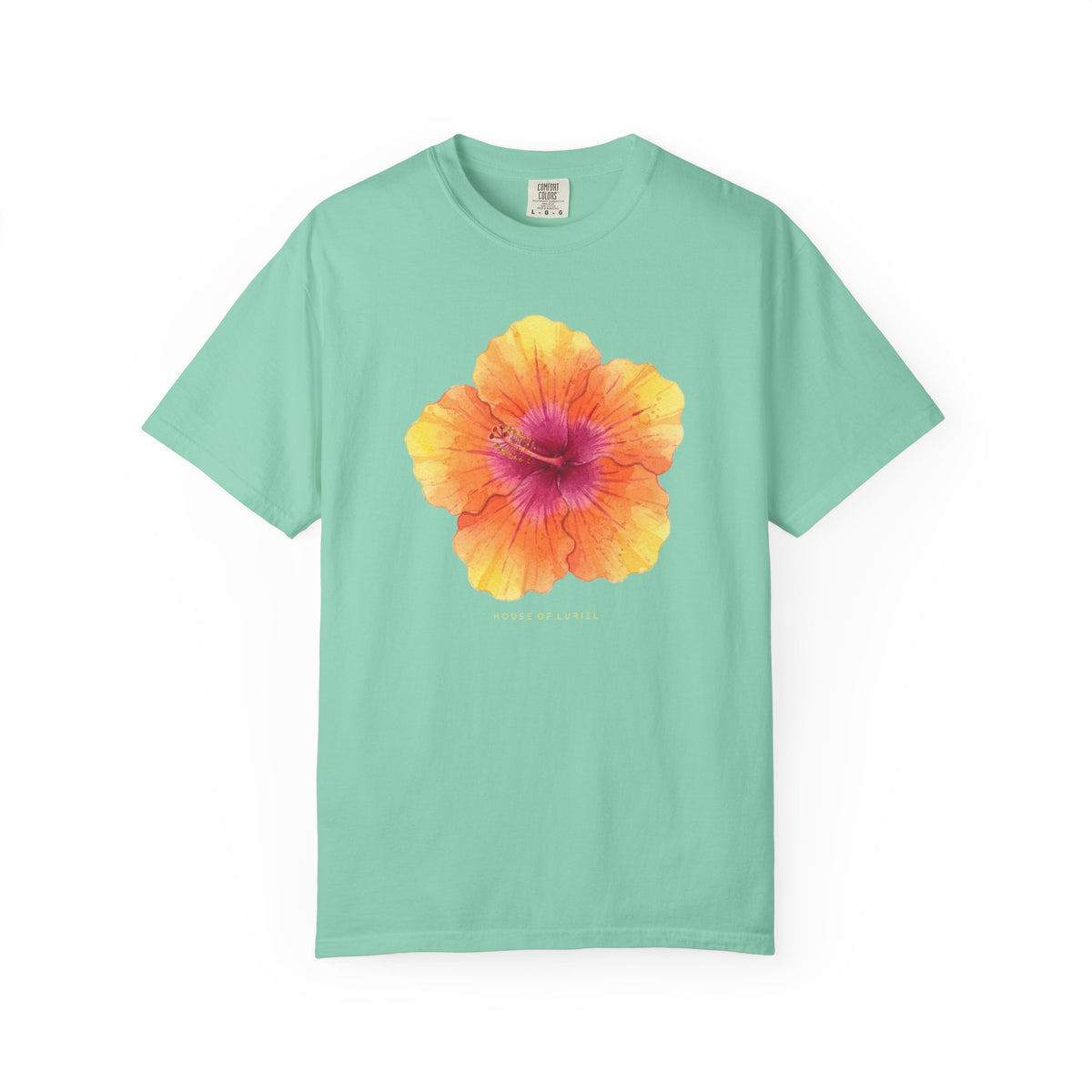 T-Shirt Vibrant Watercolor Hibiscus T-Shirt Vibrant Watercolor Hibiscus T-Shirt