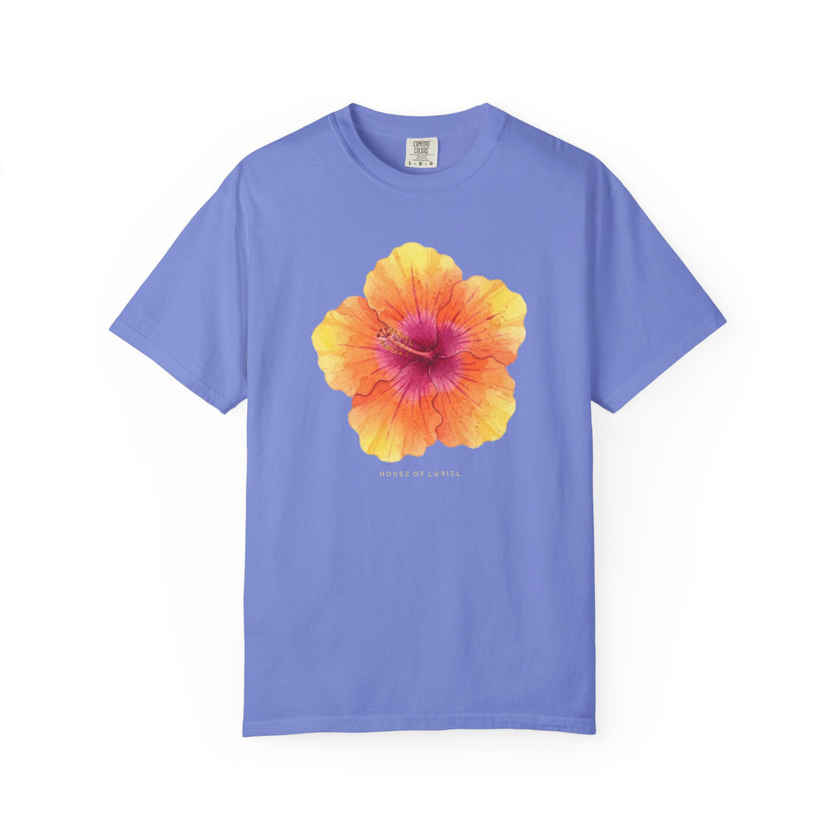 T-Shirt Vibrant Watercolor Hibiscus T-Shirt Vibrant Watercolor Hibiscus T-Shirt