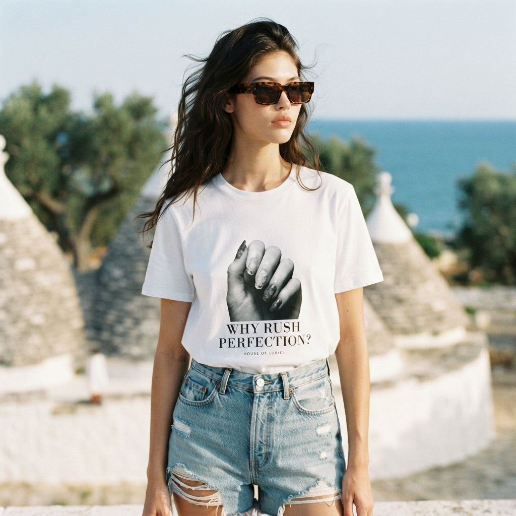 T-Shirt Why Rush Perfection? T‑Shirt Why Rush Perfection? T‑Shirt